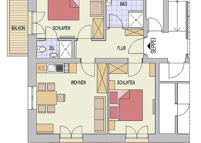 Apartmán Feriennest Leitner